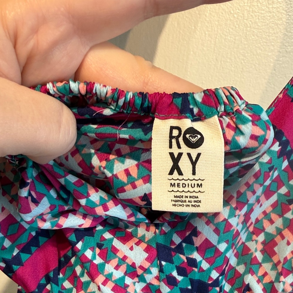 Fun Colorful Roxy Mini Dress - Picture 5 of 6